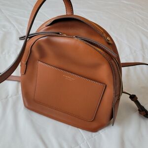Brown Faux Leather Fiorelli Mini Backpack Small Purse